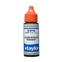 R-0718 Silver Nitrate Reagent (10 mL sample, 1 drop  200 ppm NaCl) 