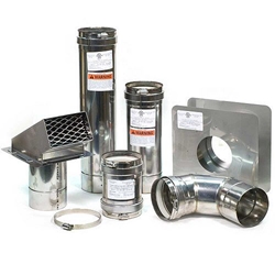 Z-FLEX - Stainless Steel Vent System - Appliance Adapters Z-Flex, Z-Vent, Heater Supplies, Pool Supplies, Pipe,  