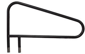 Classic 3 Bend Welded Brace Hand Rail #C3BWBHR