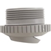 1.5" MPT Gray Hydrostream Fitting with Slotted Opening - 25552-001-000