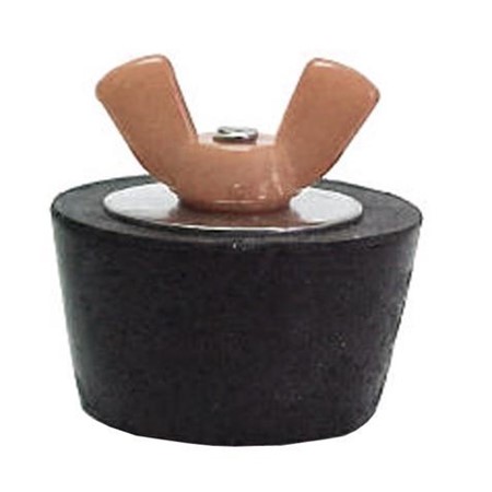 #5 Winter Plug W/ Brown Wingnut 1" Tube #5 Winter Plug W/ Brown Wingnut 1" Tube