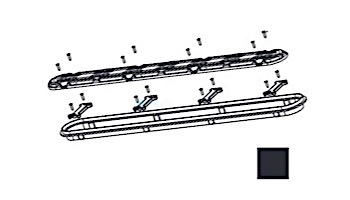 32" Channel Drain with 3 Port Sump/Debris Catcher Anti-entrapment Suction Outlet Cover for Vinyl/Fiberglass without Gaskets, Straight Edge Cover WITH 1 1/4 SCREWS 32" Channel Drain with 3 Port Sump/Debris Catcher Anti-entrapment Suction Outlet Cover for Vinyl/Fiberglass without Gaskets, Straight Edge Cover WITH 1 1/4 SCREWS