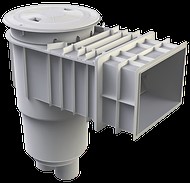  Skimmer with Flush Face 4" Extension, Float Assembly, Basket, Lid and Collar  Skimmer with Flush Face 4" Extension, Float Assembly, Basket, Lid and Collar