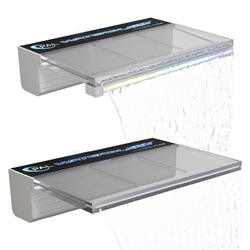 Waterblade - Sheer and Rain Waterfalls Waterblade - Sheer and Rain Waterfalls, Waterfalls, Pal Lighting, Lighting, Water Features, Pool lighting, Spa Lighting, Pool Supplies, Spa Supplies