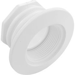 CMP gunite wall fitting FIP x SOC water stop- 1 1/2" White CMP gunite wall fitting FIP x SOC water stop- 1 1/2" White